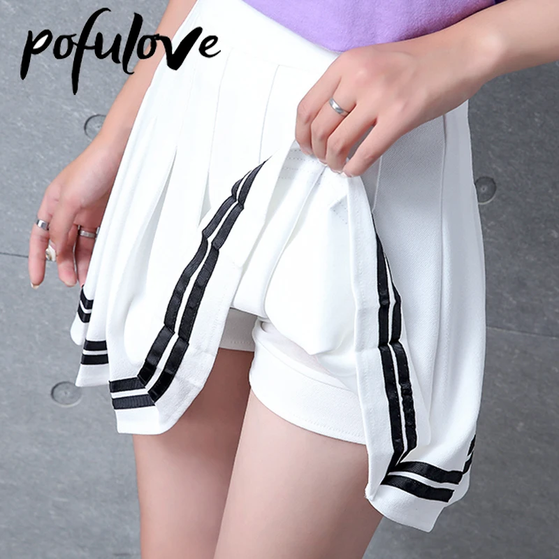 Summer Pleated Skirt Women Girl Mini Skirts Korean Fashion Casual High Waist Elastic Striped Harajuku A Line Faldas Jupe Femme
Summer Pleated Skirt Women Girl Mini Skirts Korean Fashion Casual High Waist Elastic Striped Harajuku A Line Faldas Jupe Femme