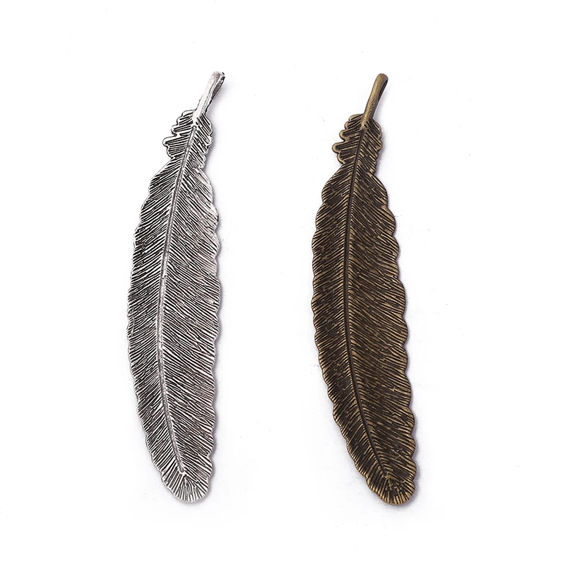 5PCS Antique Silver/Bronze Color Metal Charms Stamping Leaf Necklace Feather Pendants DIY Floating Charms for Jewelry Making
5PCS Antique Silver/Bronze Color Metal Charms Stamping Leaf Necklace Feather Pendants DIY Floating Charms for Jewelry Making