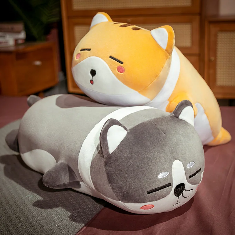 60-100cm hot sale husky plush animal long pillow cute corgi toy cushion pink pig cat home sofa Almohada
60-100cm hot sale husky plush animal long pillow cute corgi toy cushion pink pig cat home sofa Almohada