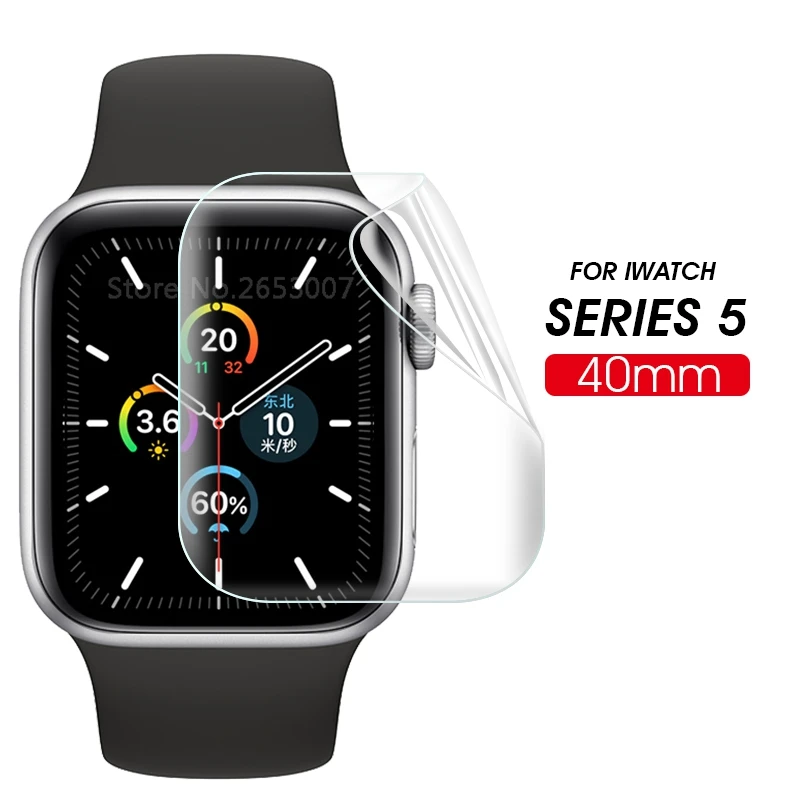 Полностью Гидрогелевая пленка экранное стекло для iWatch 5 Защитное Apple Watch 1 2 3 4