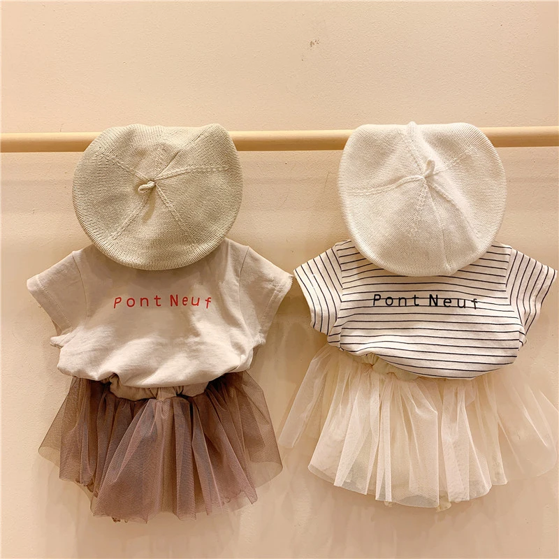 New Summer Infant Kids Suit Baby T Shirt Girls Tutu Lace Skirt Girls Clothing Sets Children Clothes Vestidos Costumes
New Summer Infant Kids Suit Baby T Shirt Girls Tutu Lace Skirt Girls Clothing Sets Children Clothes Vestidos Costumes