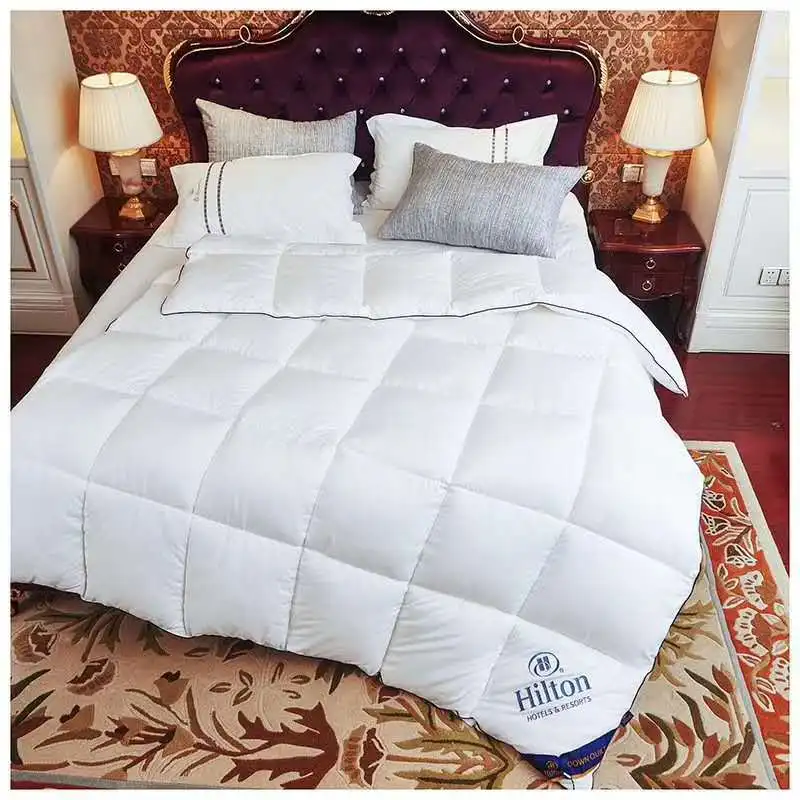 

Двуспальное одеяло, пододеяльник, осенне-зимнее одеяло для отеля, одеяло с перьями, стеганое одеяло с сердечником, роскошные пододеяльники