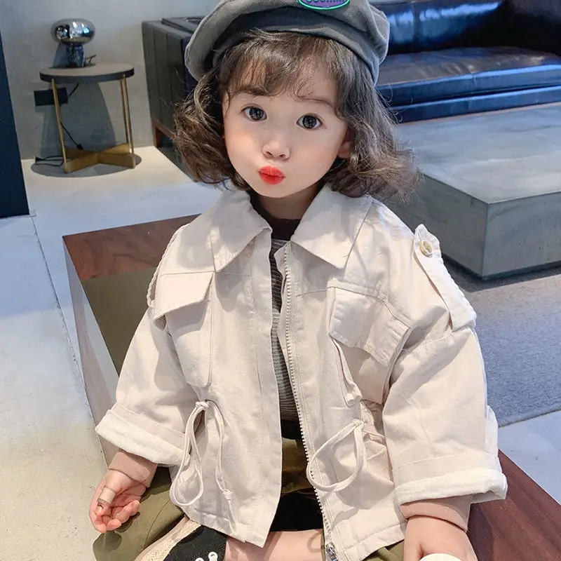 Новинка 2021, модная однотонная модная куртка с круглым вырезом для девочек на весну и осень
Новинка 2021, модная однотонная модная куртка с круглым вырезом для девочек на весну и осень