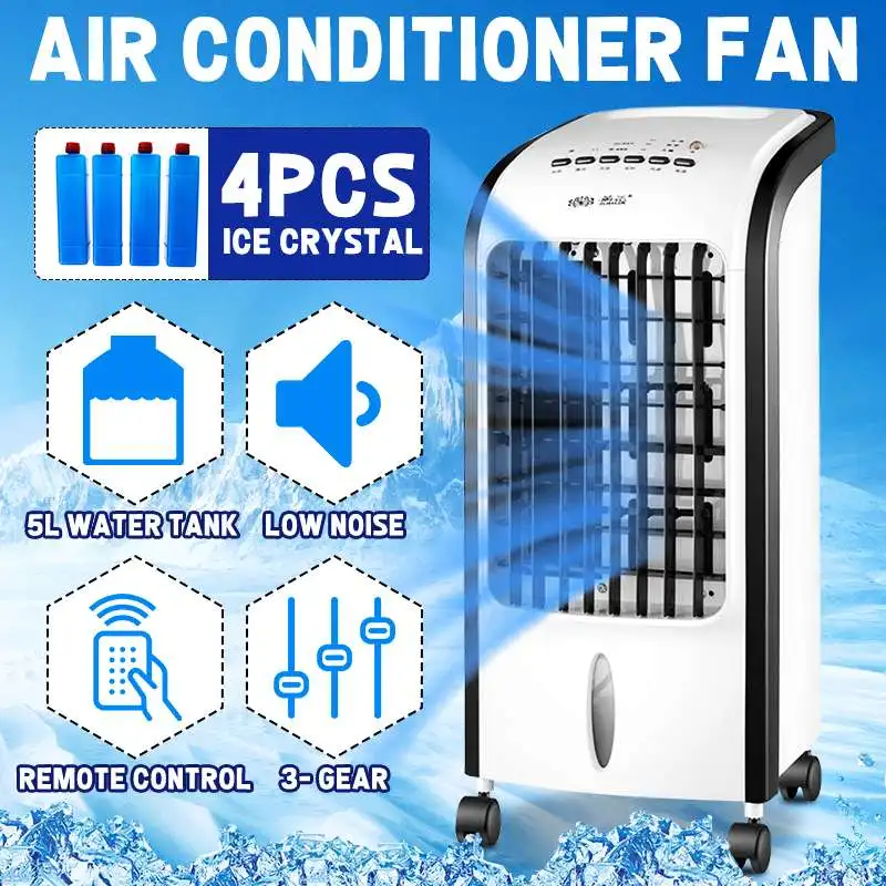 75W Portable Air Conditioner Conditioning Fan Humidifier Cooler Cooling System 220V Mini Air Conditioner Cooling Fan Humidifier
75W Portable Air Conditioner Conditioning Fan Humidifier Cooler Cooling System 220V Mini Air Conditioner Cooling Fan Humidifier