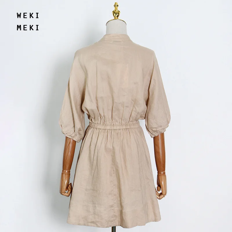 High Quality Summer New Solid A-line Dress Simple Casual Loose Single-breasted Pocket Decoration Mini Dresses TDR629730
High Quality Summer New Solid A-line Dress Simple Casual Loose Single-breasted Pocket Decoration Mini Dresses TDR629730