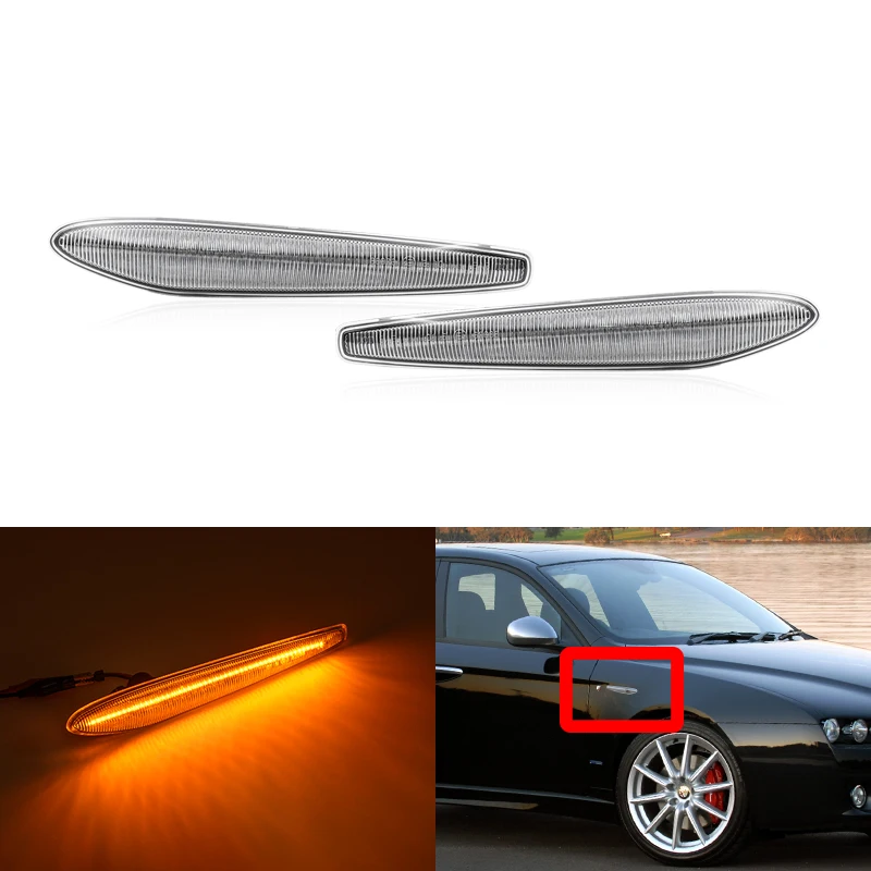 2x подходит для Alfa Romeo 159 Sportwagon Boera Spider Тип 939 передние светодиодные янтарные боковые габаритные огни указатели поворота
2x подходит для Alfa Romeo 159 Sportwagon Boera Spider Тип 939 передние светодиодные янтарные боковые габаритные огни указатели поворота