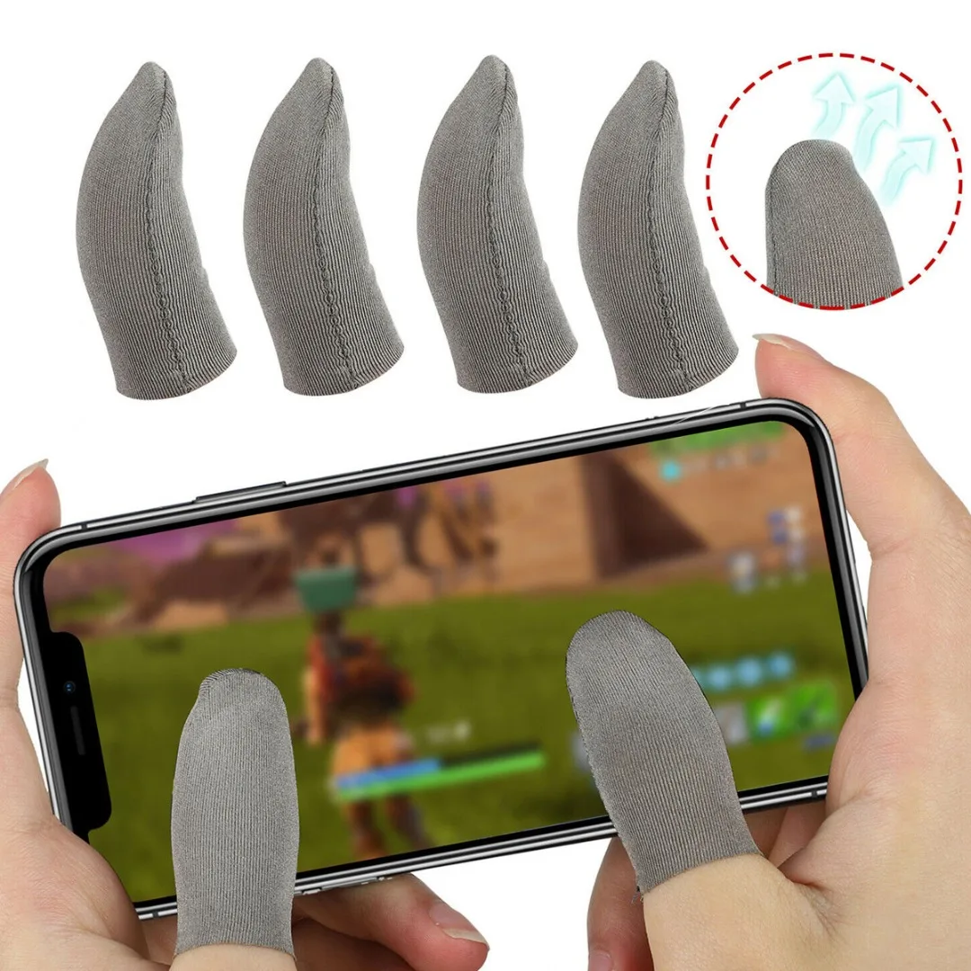 5pcs Mobile Cell Phone Finger Sleeve Game Controller Touch Screen Gloves Finger Sleeve Touch Screen Cots Gaming Gloves
5pcs Mobile Cell Phone Finger Sleeve Game Controller Touch Screen Gloves Finger Sleeve Touch Screen Cots Gaming Gloves