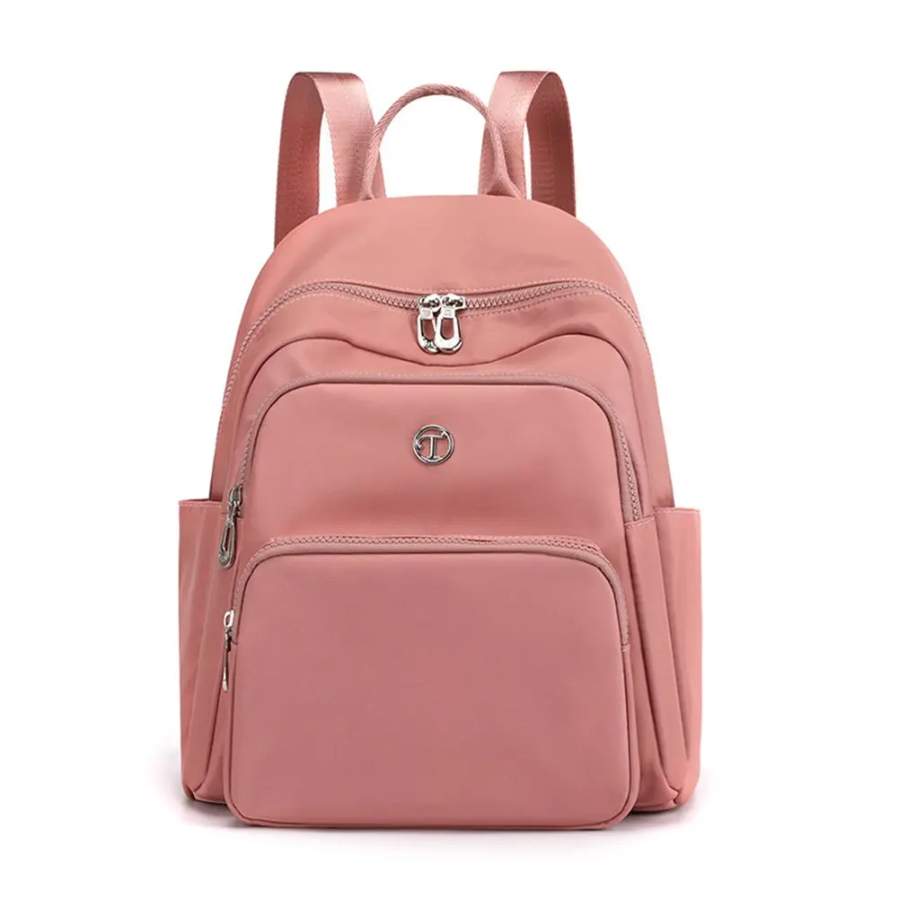 

Вместительный рюкзак из ткани Оксфорд, простая школьная сумка, универсальный легкий нейлоновый дорожный ранец, сумка на плечо