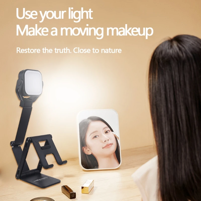 Phone Holder Stand with Fill Light Phone Holder Mobile Tablet Holder Support
