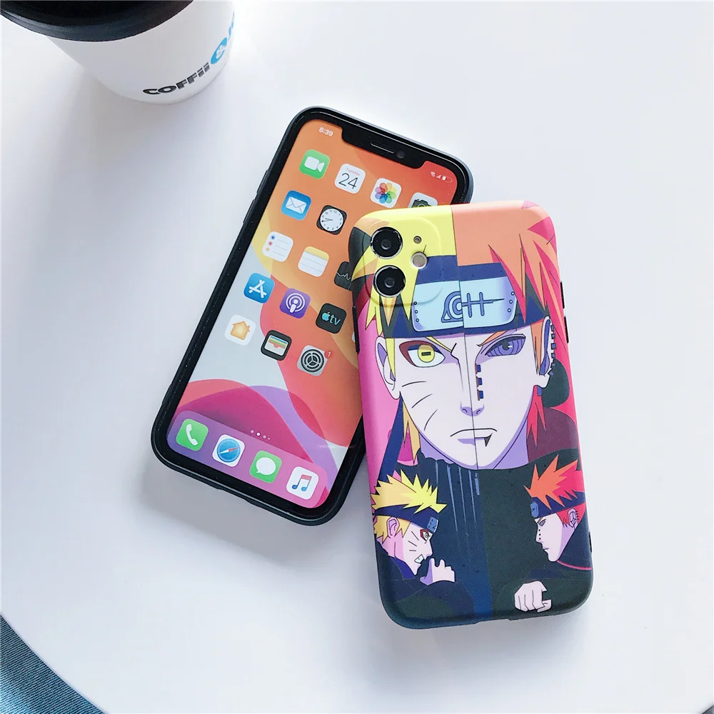Cartoon Uzumaki Naruto Pain Kakashi Kaleidoscope Sharingan Soft Phone Case for iPhone 12 11 Pro X XR XS MAX 7 8 Plus Cover
Cartoon Uzumaki Naruto Pain Kakashi Kaleidoscope Sharingan Soft Phone Case for iPhone 12 11 Pro X XR XS MAX 7 8 Plus Cover