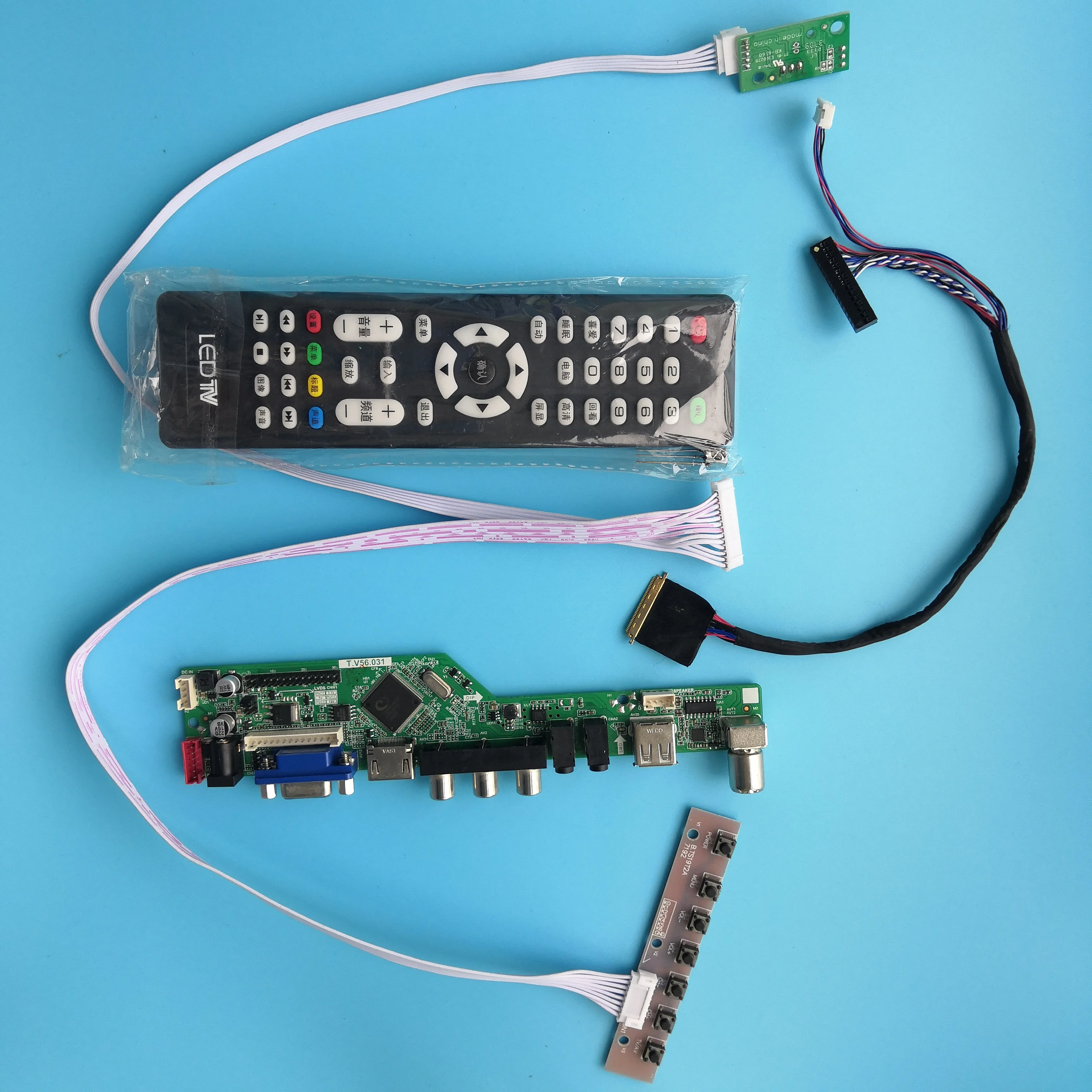 Комплект для LP156WH4(TL)(Q1) Панель 15 6 "ТВ AV USB HDMI совместимых с ЖК дисплей
