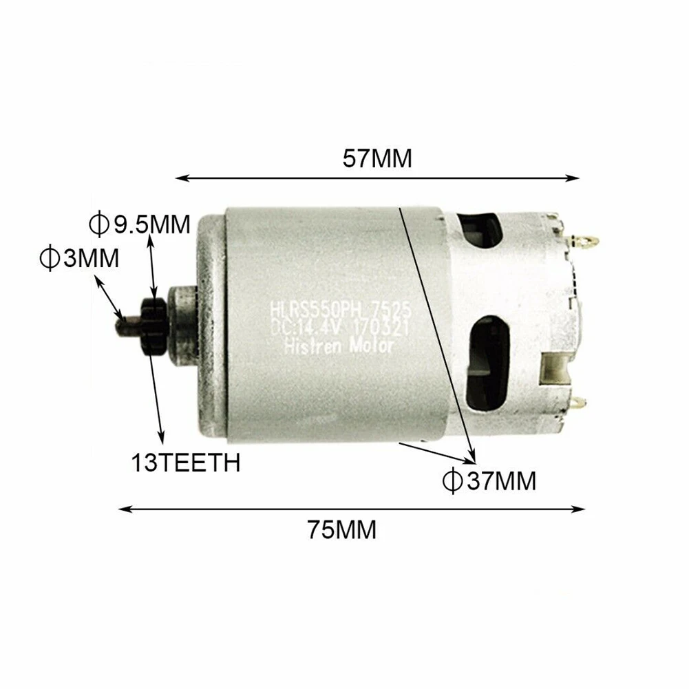 14.4V Metal Professional Motor Engine Power Tools Parts 13 Teeth Practical Replacement Electric Drill Durable 
14.4V Metal Professional Motor Engine Power Tools Parts 13 Teeth Practical Replacement Electric Drill Durable