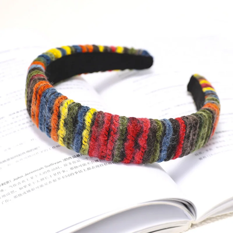 12pcs Mixed Colors Trendy Rainbow Woolen Wrapped Hair Hoop Headband Ladies Girls Headwear Wool Hairband
12pcs Mixed Colors Trendy Rainbow Woolen Wrapped Hair Hoop Headband Ladies Girls Headwear Wool Hairband