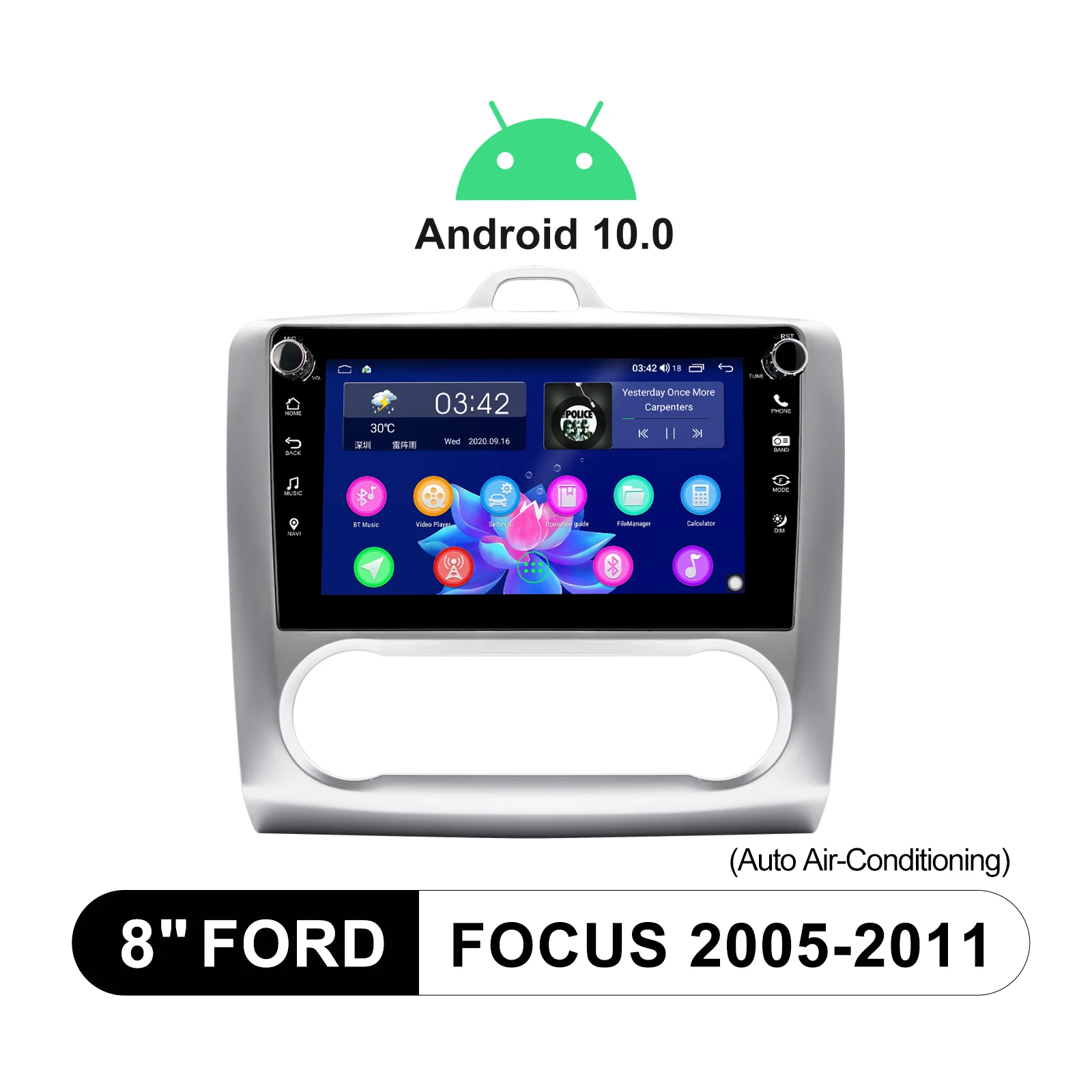 8" Radio Tape Recorder Central Multimedia 1din Android Auto Wireless Carplay Bluetooth For Ford Focus 2005-2011 Car Music System
8" Radio Tape Recorder Central Multimedia 1din Android Auto Wireless Carplay Bluetooth For Ford Focus 2005-2011 Car Music System