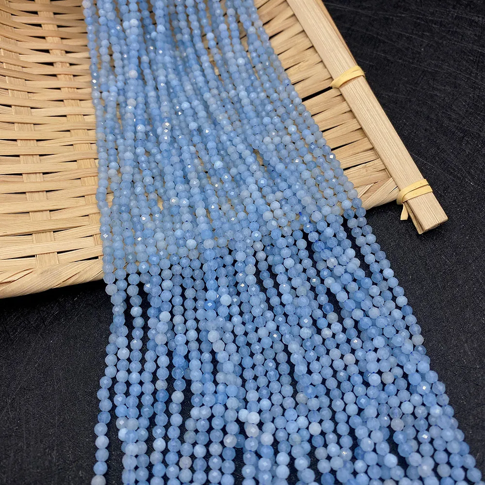 Jewelry Making Loose Spaced Beads Light Blue Polyhedral Natural Stone Apatite DIY Exquisite Bracelet Necklace 15.5 Inch 2/3/4mm
Jewelry Making Loose Spaced Beads Light Blue Polyhedral Natural Stone Apatite DIY Exquisite Bracelet Necklace 15.5 Inch 2/3/4mm