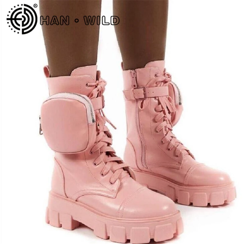 New Fashion Women Ankle Boots Lace Up Shoes Woman Sole Pouch Chunky Boots Ladies Platform PU Leather Motorcycle Boots Footwear
New Fashion Women Ankle Boots Lace Up Shoes Woman Sole Pouch Chunky Boots Ladies Platform PU Leather Motorcycle Boots Footwear