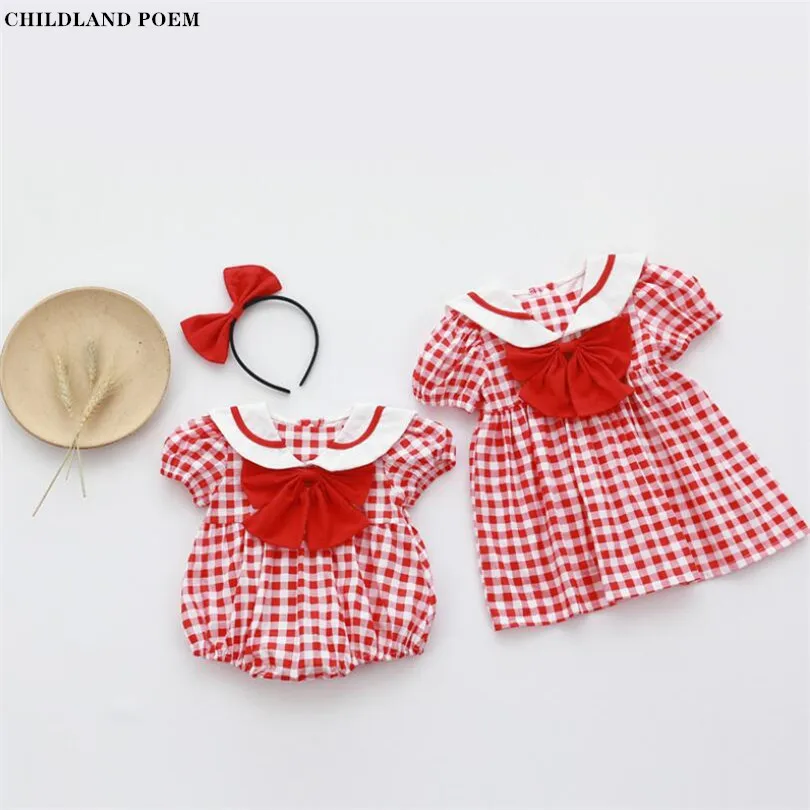 Baby Girls Clothes Summer Newborn Baby Romper jumpsuit Plaid Short Sleeve Princess Infant Baby Girls Romper Sunsuit Playsuits
Baby Girls Clothes Summer Newborn Baby Romper jumpsuit Plaid Short Sleeve Princess Infant Baby Girls Romper Sunsuit Playsuits