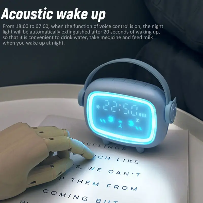 Kids Cute Digital Alarm Clock with Night Light Table Wake Up Clocks Home Decor
Kids Cute Digital Alarm Clock with Night Light Table Wake Up Clocks Home Decor