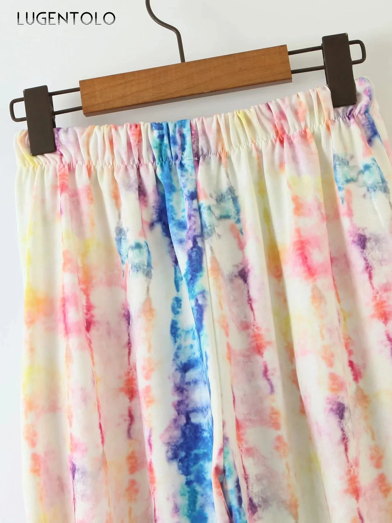 Lugentolo 2 Piece Set Women Tie-Dye Casual Loose Pants Gradient Color Print Hooded Zipper Sweatshirt Sports Fashion Female Sets
Lugentolo 2 Piece Set Women Tie-Dye Casual Loose Pants Gradient Color Print Hooded Zipper Sweatshirt Sports Fashion Female Sets