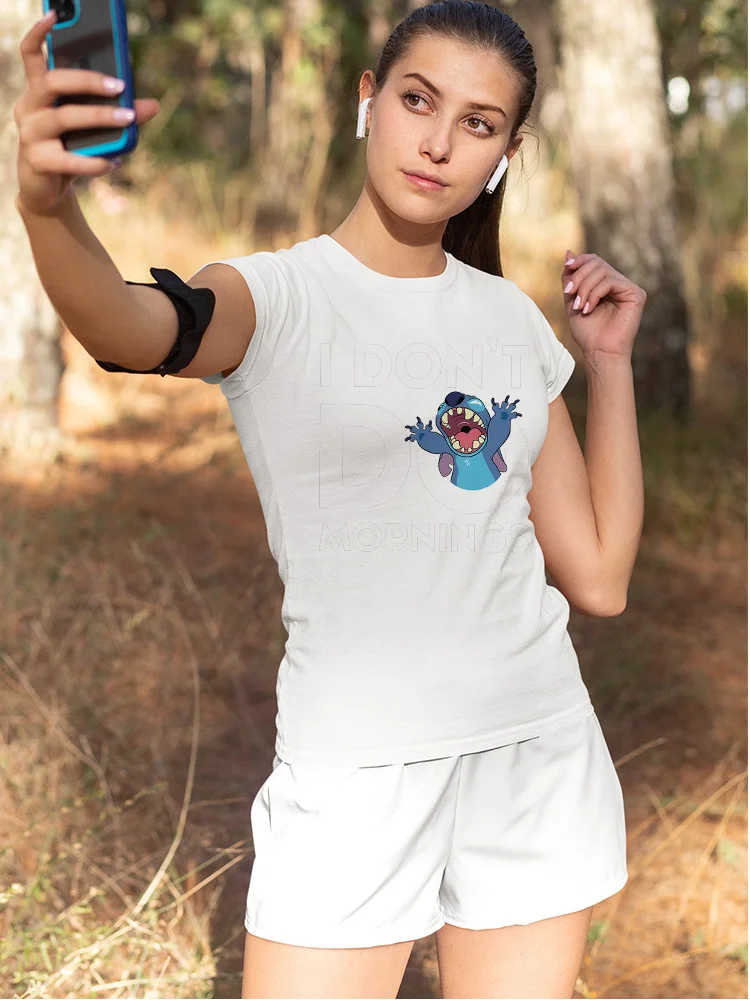 Disney Fashion Women T Shirts Dropship Hot Selling Stitch Series Graphic T-Shirts Exquisite Tops Clothes Funny Print Female Tees
Disney Fashion Women T Shirts Dropship Hot Selling Stitch Series Graphic T-Shirts Exquisite Tops Clothes Funny Print Female Tees