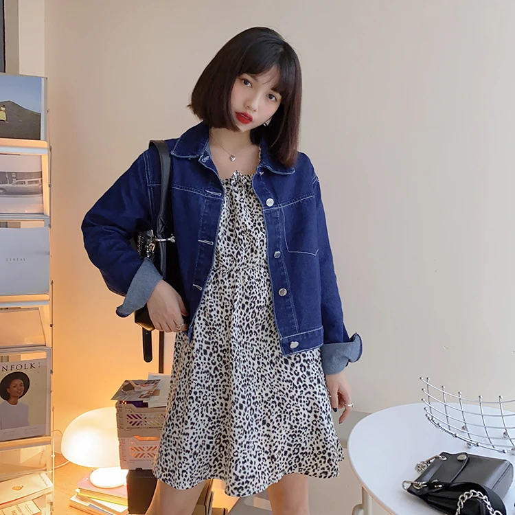 classic blue Jean Jacket for Womens Loose Women Coats Female soild color short denim jacket Feminine (F8058)
classic blue Jean Jacket for Womens Loose Women Coats Female soild color short denim jacket Feminine (F8058)