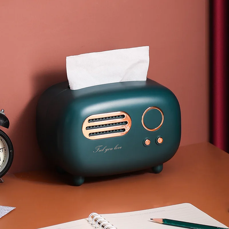 Retro Radio Model Tissue Box Desktop Paper Holder Vintage Dispenser Storage Napkin Case Organizer Ornament Wet Wipes Decoration
Retro Radio Model Tissue Box Desktop Paper Holder Vintage Dispenser Storage Napkin Case Organizer Ornament Wet Wipes Decoration