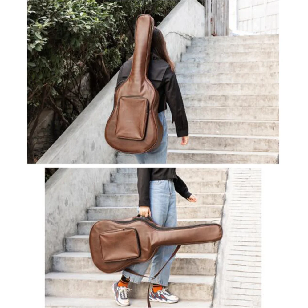 1Pc 40/41Inches Anti-Water Guitar Bag Carry Case Double Shoulder Strap Acoustic Folk Guitarra Case Stringed Instruments Package
1Pc 40/41Inches Anti-Water Guitar Bag Carry Case Double Shoulder Strap Acoustic Folk Guitarra Case Stringed Instruments Package