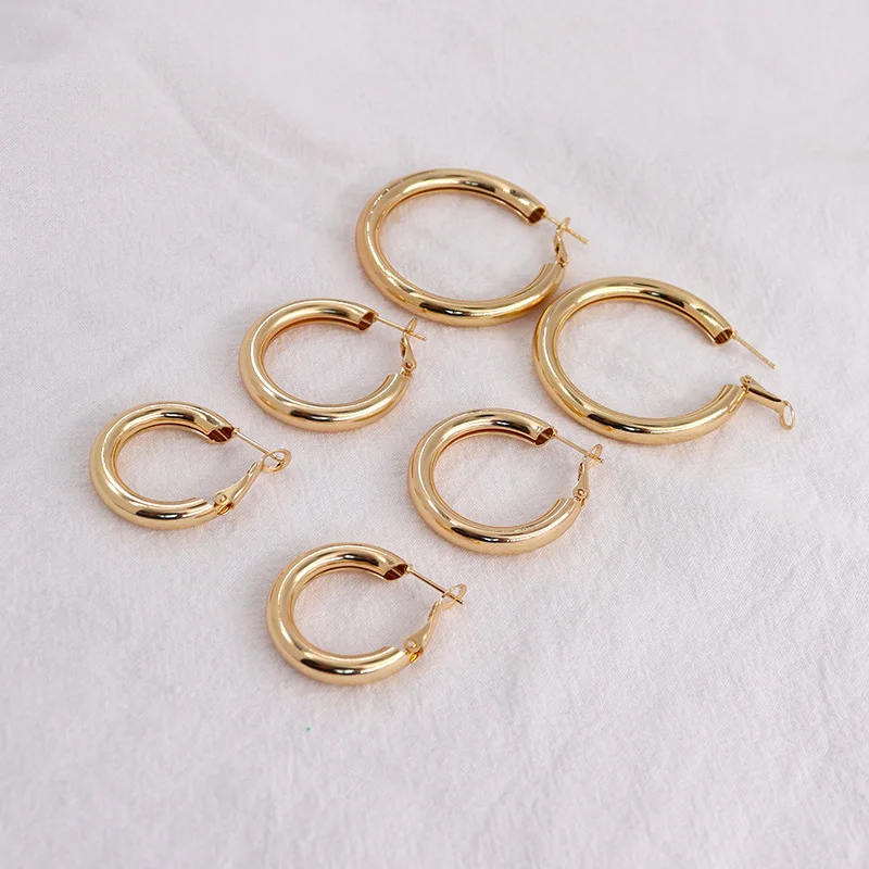 Ear Rings Big Circle Party Exquisite Exaggeration Women Stud Earring Piercing Thick Tube Ear Decoration Hoop Earrings Jewelry
Ear Rings Big Circle Party Exquisite Exaggeration Women Stud Earring Piercing Thick Tube Ear Decoration Hoop Earrings Jewelry