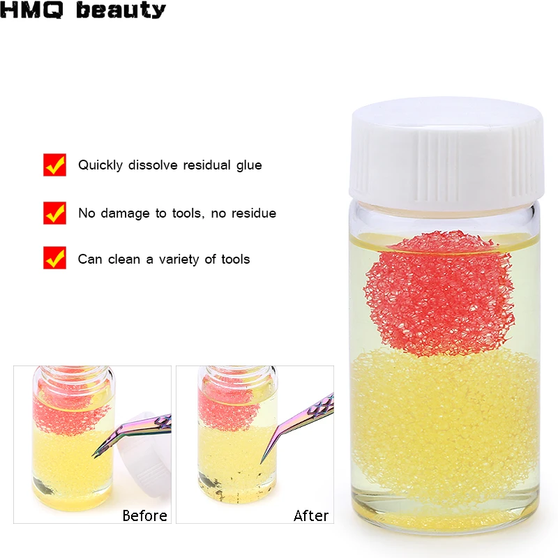 15ml Tweezers Glue Cleaner Liquid Eyelash tweezers Ungluing Agent Sponge Ball Grafting Eyelash Tool Washing Special Cleaning
15ml Tweezers Glue Cleaner Liquid Eyelash tweezers Ungluing Agent Sponge Ball Grafting Eyelash Tool Washing Special Cleaning