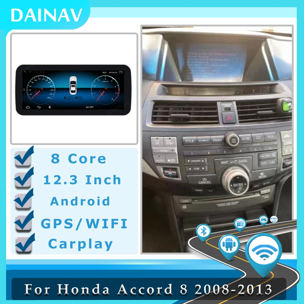 Для Honda Accord 8 2008-2013 Φ автомобильное радио GPS мультимедийный видеоплеер навигация двойной Din головное устройство
Для Honda Accord 8 2008-2013 Φ автомобильное радио GPS мультимедийный видеоплеер навигация двойной Din головное устройство