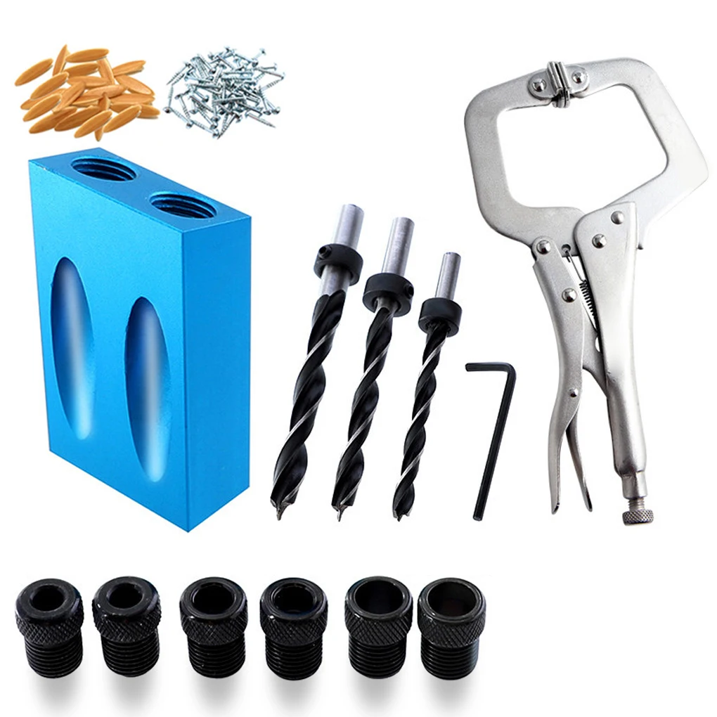 Карманное отверстие винтовой зажим для штамповки буровые долота Стандартный угол Бытовая столярная мебель Портативные Инструменты
Карманное отверстие винтовой зажим для штамповки буровые долота Стандартный угол Бытовая столярная мебель Портативные Инструменты