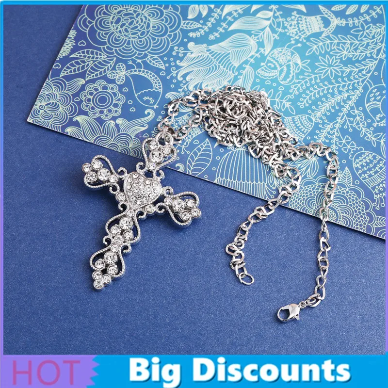 2 Color Gold Silver Jesus Cross Necklace Women And Man Fashion Hip Hop Rock Jesus Pendant Female Religion Style Unisex Jewelry
2 Color Gold Silver Jesus Cross Necklace Women And Man Fashion Hip Hop Rock Jesus Pendant Female Religion Style Unisex Jewelry