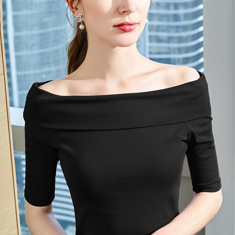 Latin Dance Top Women Sexy Off Shoulder Short Sleeve Shirts Rumba Cha Cha Samba Tango Salsa Dancing Performance Wear DN5193
Latin Dance Top Women Sexy Off Shoulder Short Sleeve Shirts Rumba Cha Cha Samba Tango Salsa Dancing Performance Wear DN5193