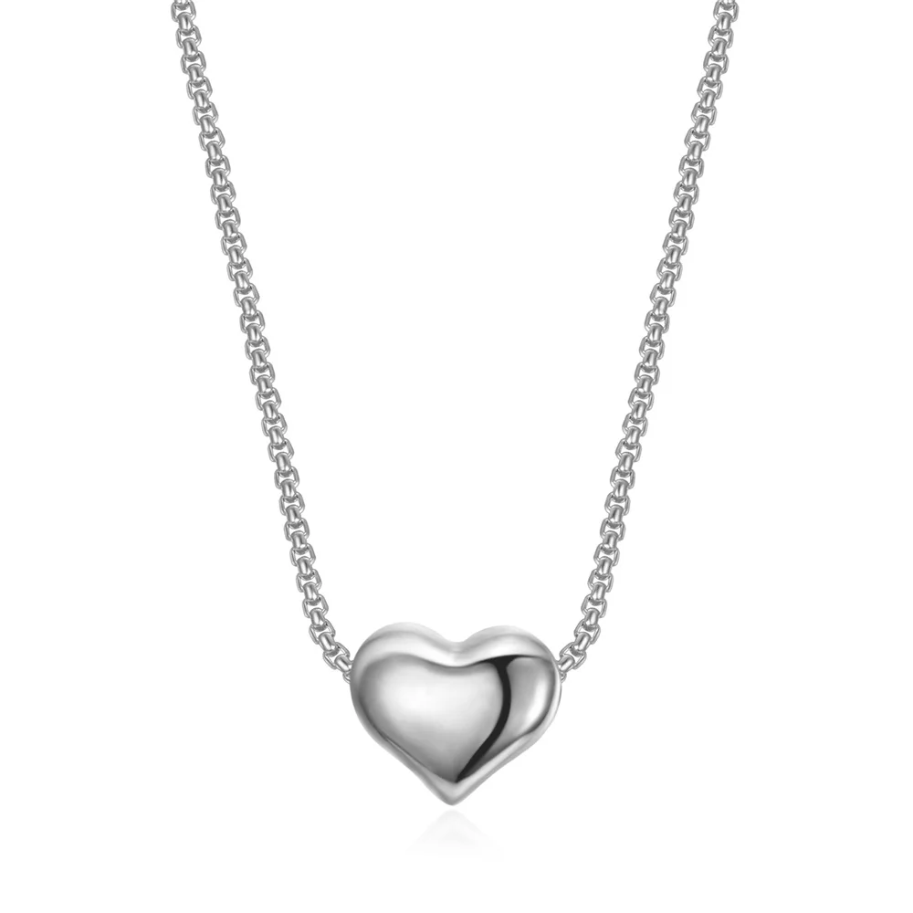 Cute Choker Minimalist Smooth Tiny Heart Pendant Necklace Stainless Steel 2022 Trend Romantic Party Gift Fashion Jewelry
Cute Choker Minimalist Smooth Tiny Heart Pendant Necklace Stainless Steel 2022 Trend Romantic Party Gift Fashion Jewelry