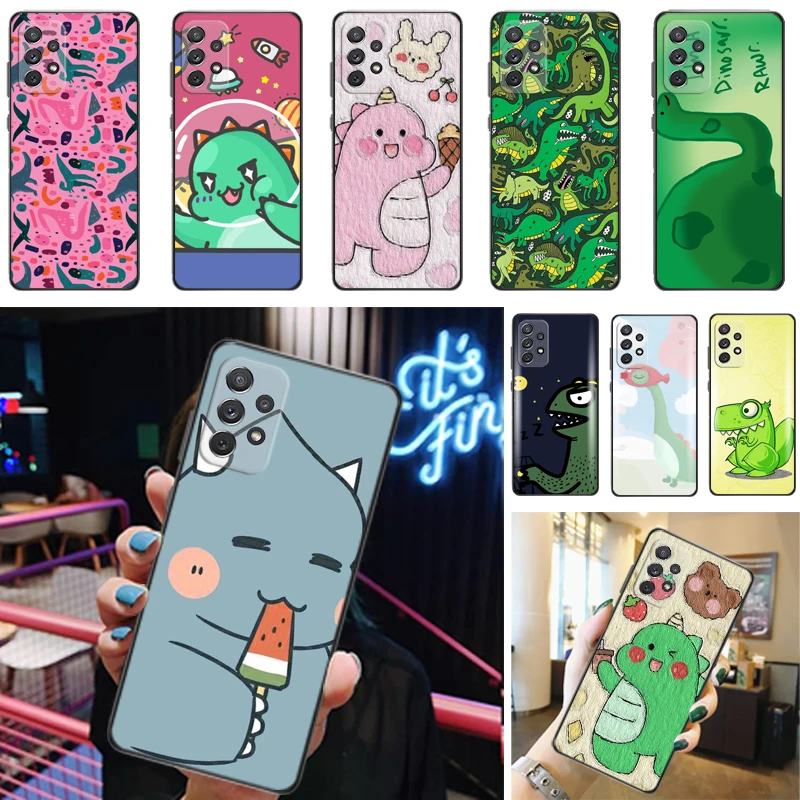 Cute Couples Dinosaur Flowers Funny Color Painting Phone Case For Samsung Galaxy A52 4G 5G A72 Back Cover Cases Funda
Cute Couples Dinosaur Flowers Funny Color Painting Phone Case For Samsung Galaxy A52 4G 5G A72 Back Cover Cases Funda