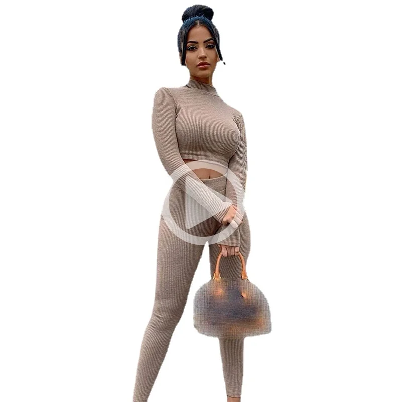 Knitted Skinny Two Piece Set Women Long Sleeve Sweater Legging Knitting Pants Suits Autumn Winter Bodycon Tracksuits Fitness Set
Knitted Skinny Two Piece Set Women Long Sleeve Sweater Legging Knitting Pants Suits Autumn Winter Bodycon Tracksuits Fitness Set