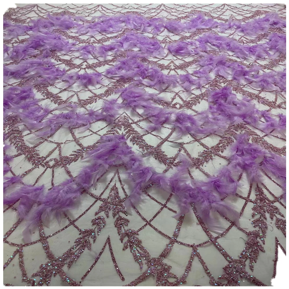 Новая африканская французская сетчатая кружевная ткань с пушистыми перьями, нигерийская сетчатая кружевная ткань, кружево с вышивкой для в... 
Новая африканская французская сетчатая кружевная ткань с пушистыми перьями, нигерийская сетчатая кружевная ткань, кружево с вышивкой для в...