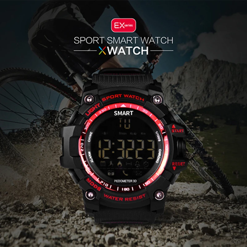 EX16 Outdoor Smartwatch Waterproof Wearable Devices Stopwatch Pedometer SMS Reminder For Apple Android vs W26 W46 T900 T600 W66
EX16 Outdoor Smartwatch Waterproof Wearable Devices Stopwatch Pedometer SMS Reminder For Apple Android vs W26 W46 T900 T600 W66