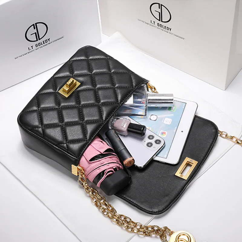 2021New Fashion High-quality Diamond-shaped Chain Famous Designer Purses and Handbags Ladies One-shoulder Messenger Bag Sac Luxe
2021New Fashion High-quality Diamond-shaped Chain Famous Designer Purses and Handbags Ladies One-shoulder Messenger Bag Sac Luxe