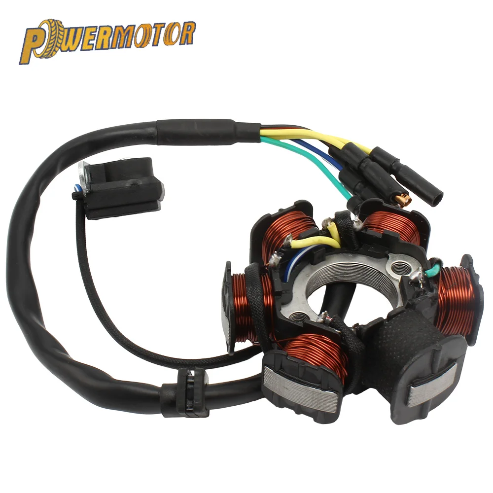 Motorcycle Magneto stator Upper OR Lower DC Stator Coil 6 Stage Group Interpolation Generator For YX 50cc-125cc Engines
Motorcycle Magneto stator Upper OR Lower DC Stator Coil 6 Stage Group Interpolation Generator For YX 50cc-125cc Engines