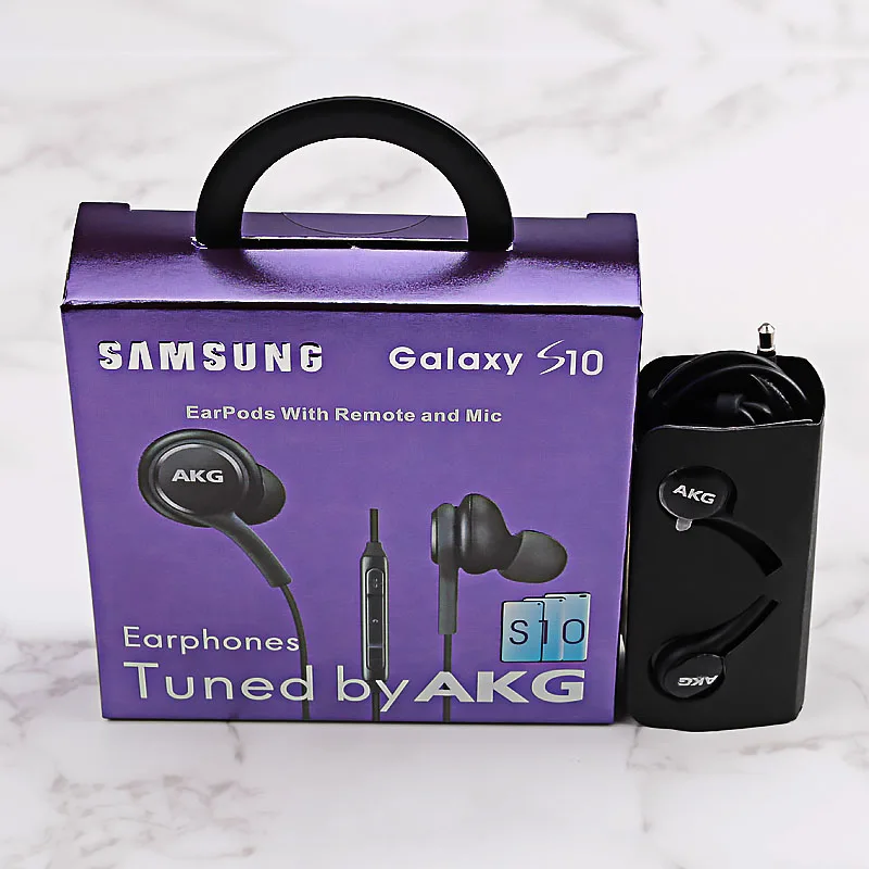 Samsung AKG Earphones EO IG955 3.5mm In-ear Wired Mic Volume Control Headset for Galaxy S10 S9 S8 S7 huawei Smartphone | Электроника