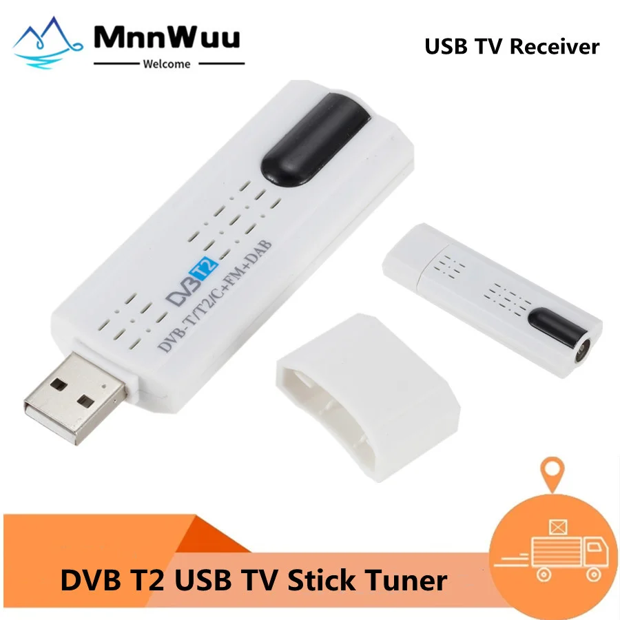 Цифровой спутниковый DVB t2 USB ТВ тюнер с антенной пульт дистанционного управления