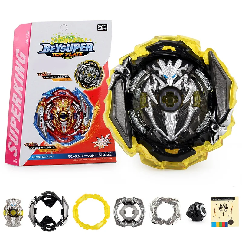 Волчок Beyblades Burst из металлического сплава GT B173-02 с двусторонним натяжным проводом, спиннинговые игрушки для детей
Волчок Beyblades Burst из металлического сплава GT B173-02 с двусторонним натяжным проводом, спиннинговые игрушки для детей