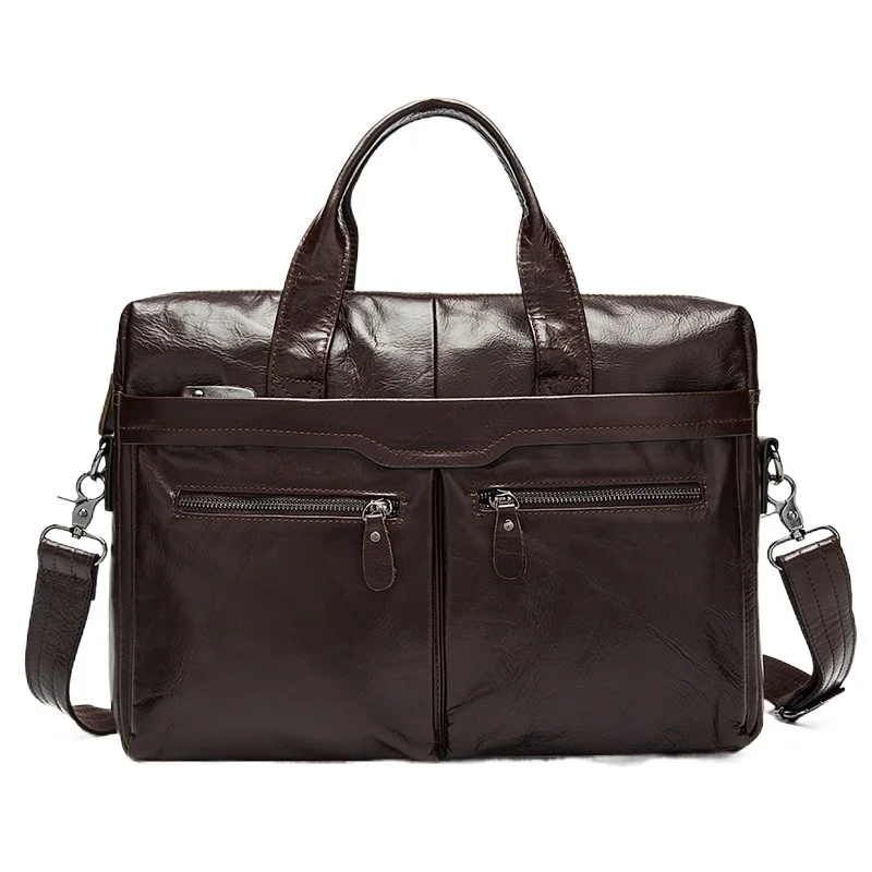 Men's Briefcase Genuine Leather Laptop Bag Leather Shoulder Bags for Men Laptop Briefcase Business Totes for Document A4 905
Men's Briefcase Genuine Leather Laptop Bag Leather Shoulder Bags for Men Laptop Briefcase Business Totes for Document A4 905