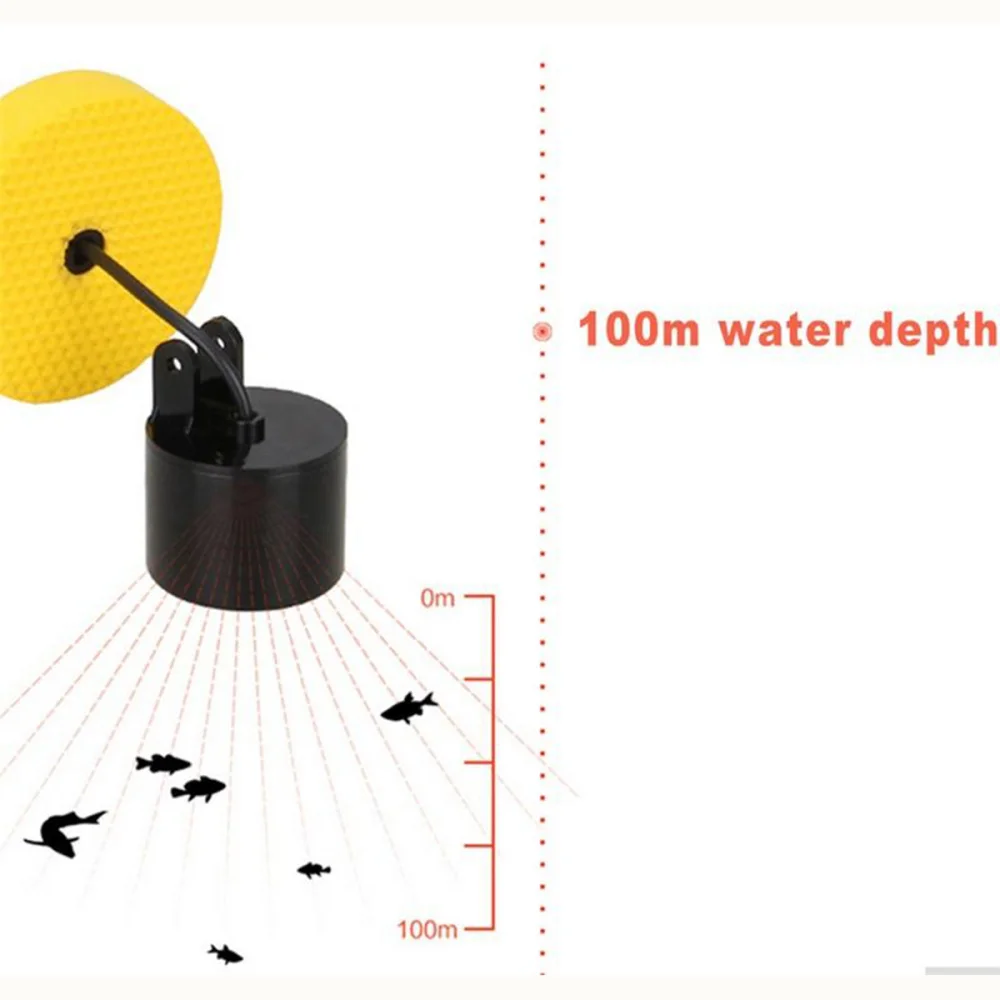 VT-FF001 Portable Sonar Fish finder Handheld Wired Fish Finder Sensor Transducer with LCD Display (Yellow)
VT-FF001 Portable Sonar Fish finder Handheld Wired Fish Finder Sensor Transducer with LCD Display (Yellow)
