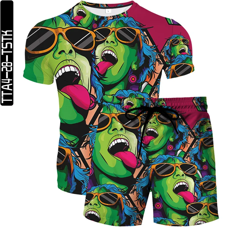 Summer new oil painting creative image 3D printing men's O-neck T-shirt + beach pants 2-piece fashion casual sportswear S-6XL
Summer new oil painting creative image 3D printing men's O-neck T-shirt + beach pants 2-piece fashion casual sportswear S-6XL