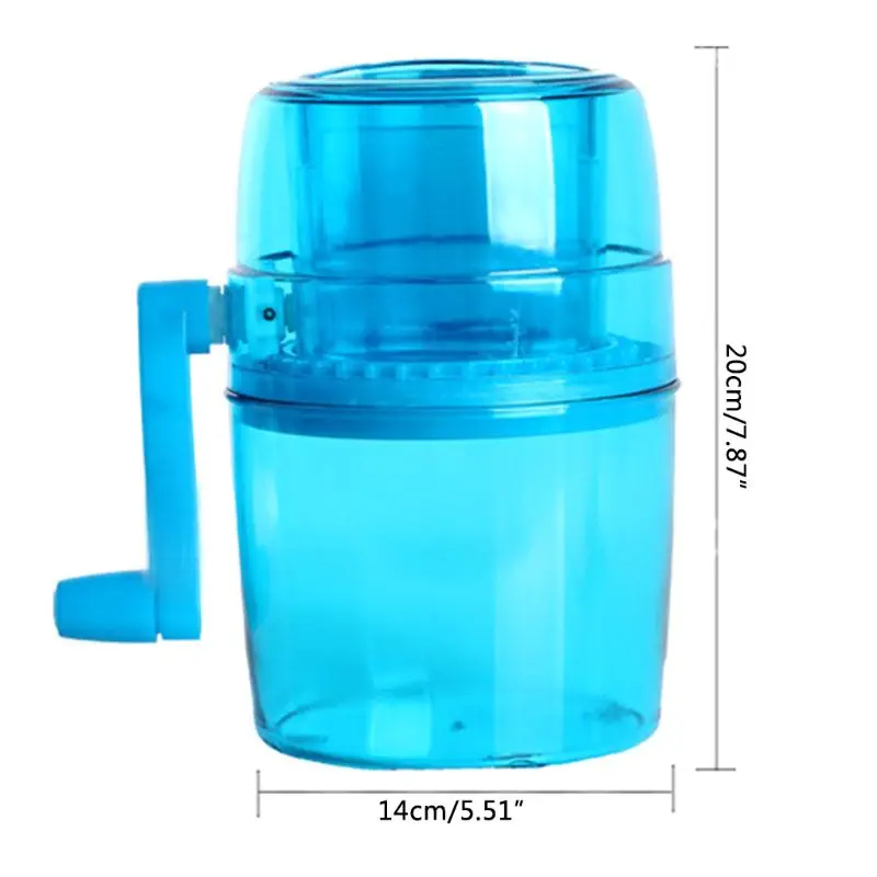 1.1L Portable Hand Crank Manual Ice Crusher Shaver Kids Shredding Snow Cone Maker Machine Kitchen Tool Dropshipping
1.1L Portable Hand Crank Manual Ice Crusher Shaver Kids Shredding Snow Cone Maker Machine Kitchen Tool Dropshipping