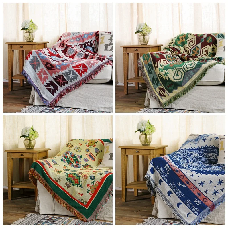 Aggcual Ethnic throw blanket cotton double-sided sofa blanket fashion sofa towel full cover multi-specification Bedspread XT07
Aggcual Ethnic throw blanket cotton double-sided sofa blanket fashion sofa towel full cover multi-specification Bedspread XT07