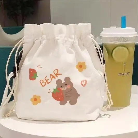 Bucket Bag Girl Canvas Bag Student Super Wild Shoulder Bags Women's Spring Summer Little Fresh Fairy Messenger Bag Drawstring
Bucket Bag Girl Canvas Bag Student Super Wild Shoulder Bags Women's Spring Summer Little Fresh Fairy Messenger Bag Drawstring