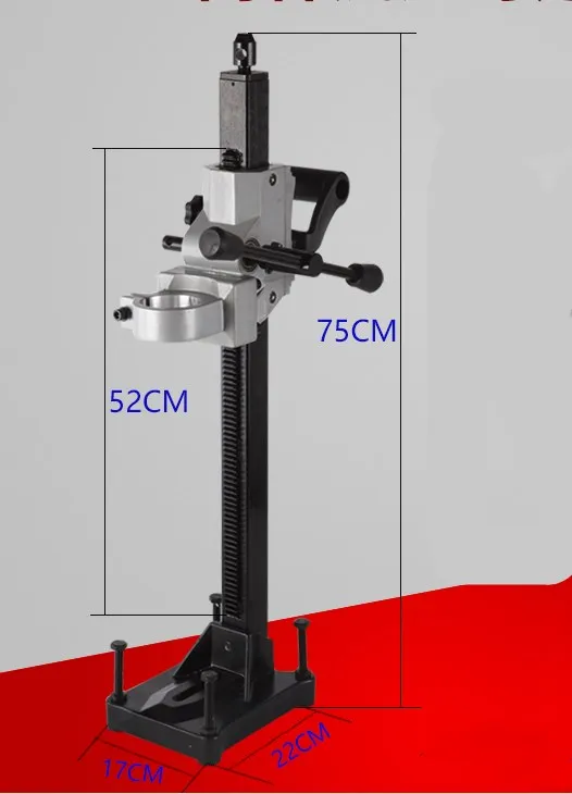 Diamond drill stand. Diamond rhinestone bracket. Electric drills use up to 180mm diamond drill bits
Diamond drill stand. Diamond rhinestone bracket. Electric drills use up to 180mm diamond drill bits
